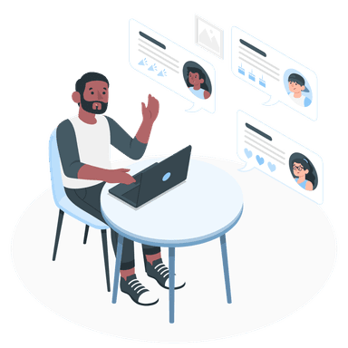 Save & Share illustration