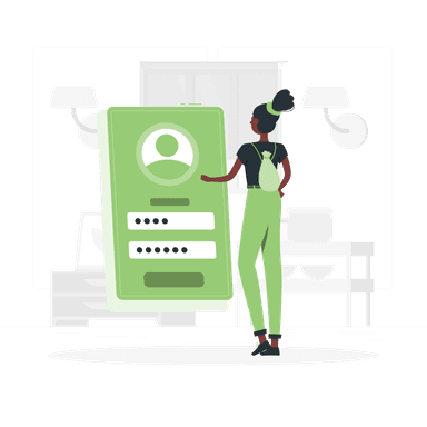 Create Account illustration